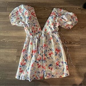 Floral Puff Sleeve Dress